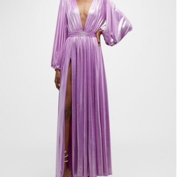 Elegant Lavender Evening Gown - Picture 5 of 11